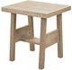 C R Plastics Tofino Beige End Table-0