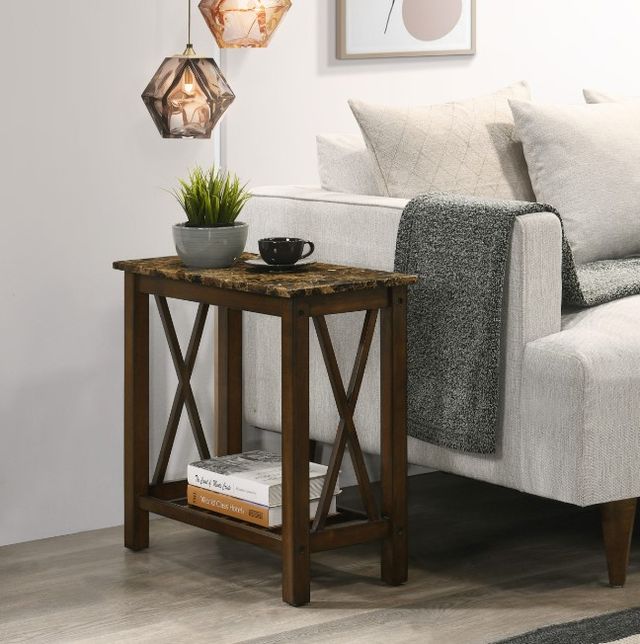 New Classic® Home Furnishings Eden Brown Chairside Table-3