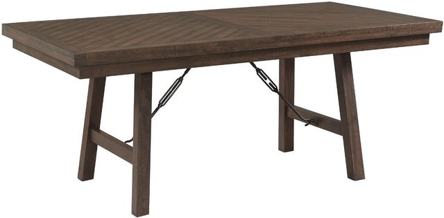 Elements International Jax 6-Piece Cherry Dining Set-1