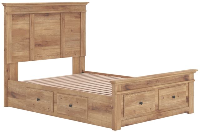 Signature Design by Ashley® Fenderport Tan Full Panel Storage Bed-3