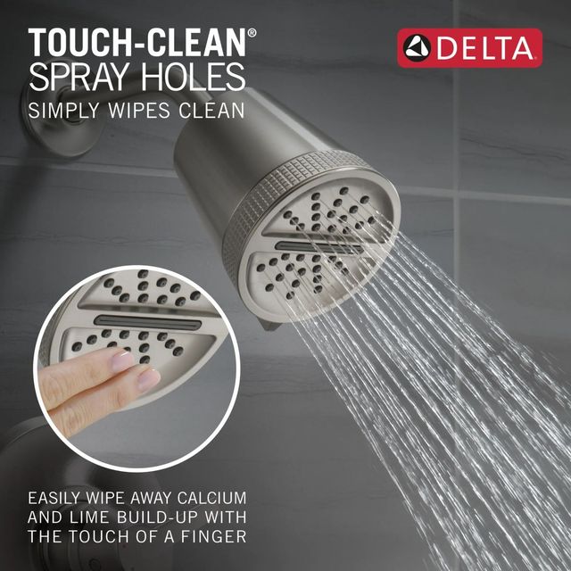 Delta Universal Showering Components Lumicoat® Stainless 3-Setting Showerhead-2