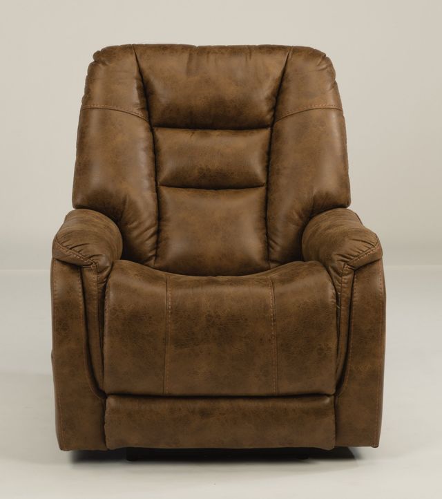 Flexsteel® Theo Brown Power Headrest Recliner-1