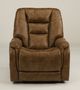 Flexsteel® Theo Brown Power Headrest Recliner-1