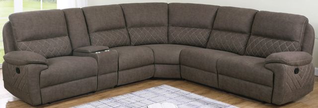 Coaster® Variel 6-Piece Taupe Modular Motion Sectional-0
