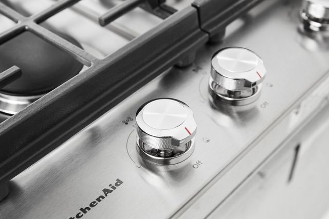 KitchenAid® 30'' Stainless Steel Gas Cooktop-10