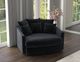 iAmerica Sphere Ebony Round Accent Chaise-4