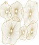 TOV Furniture Amoeba Gold Wall Art-1