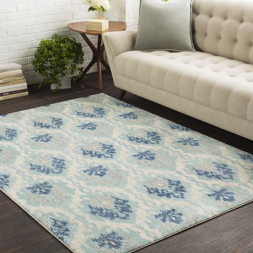 Surya Harput Blue 4'x6' Area Rug-1