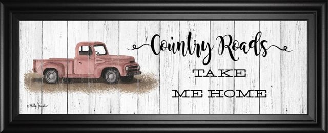Classy Art Take Me Home Country Roads by Billy Jacobs Wall Art-1