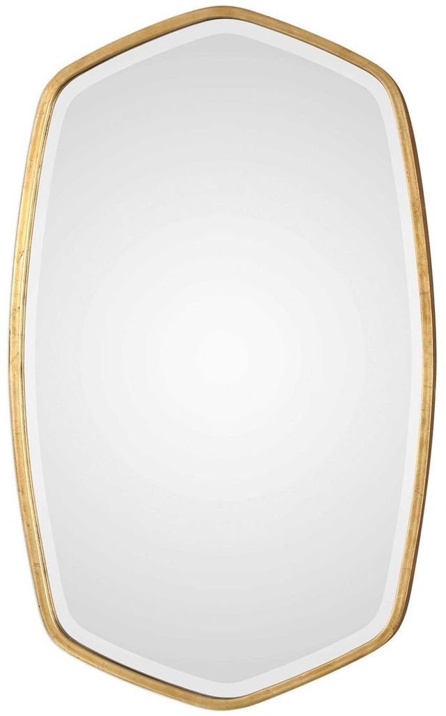 Uttermost® Duronia Antiqued Gold Mirror-0