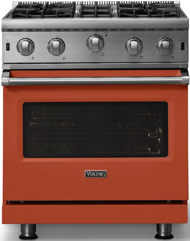 Viking® 5 Series 30" Spiced Cider Natural Gas Pro Style Range-3