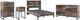 Signature Design by Ashley® Neilsville 4-Piece Multi Gray Full Panel Platform Bed Set-0