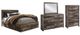Benchcraft® Derekson 4-Piece Multi Gray Full Panel Headboard Bed Set-0