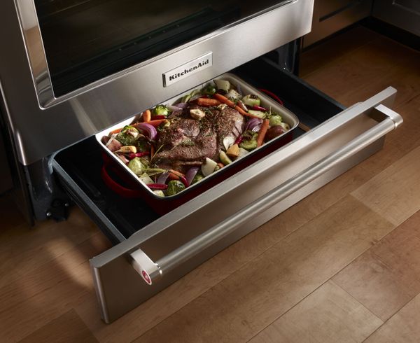 KitchenAid 30" Stainless Steel Slide In Electric Convection Range