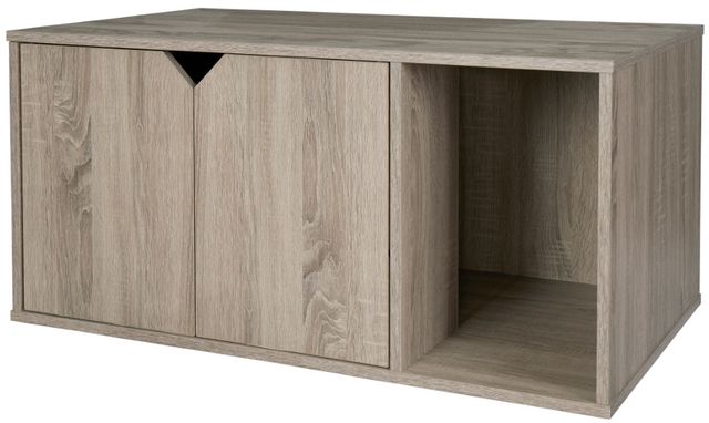 Progressive® Furniture Finn Dark Taupe Cat Litter Box Enclosure