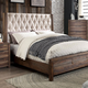 Furniture of America® Hutchinson 5-Piece Beige/Rustic Natural Queen Bedroom Set-1