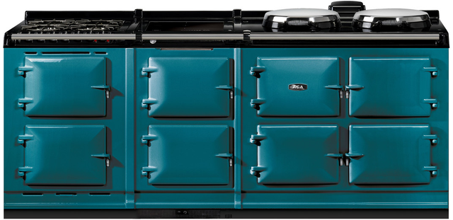 AGA™ Classic R7 210 83" Salcombe Blue Pro Style Dual Fuel Range-0