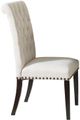 Coaster® Alana Beige/Smokey Black Arm Chair-2
