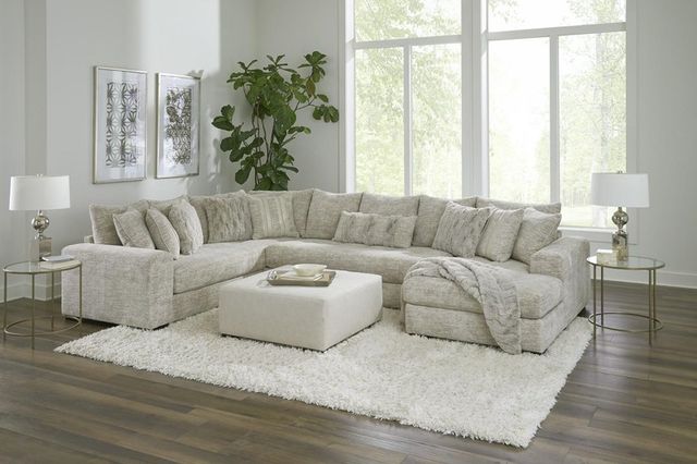 Albany Industries Galactic Parchment Cocktail Ottoman-1