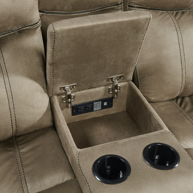 Elements International Sorrento Loveseat - Thumbnail 4