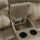 Elements International Sorrento Brown Power Reclining Loveseat-3