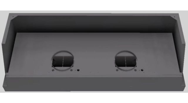 Vent-A-Hood® Designer Series 66" Gunsmoke Wall Mounted Range Hood-3