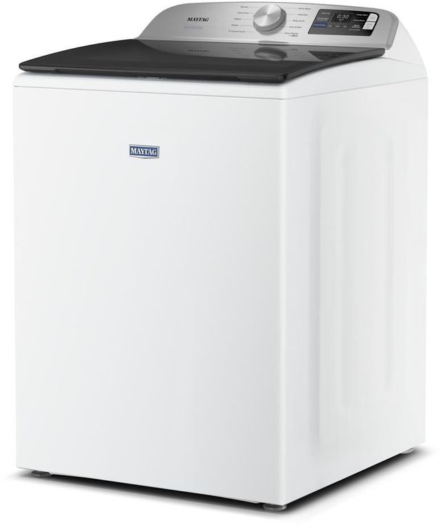 Maytag® 6 Cu. Ft. White Agitator Top Load Washer with Extra Power-3