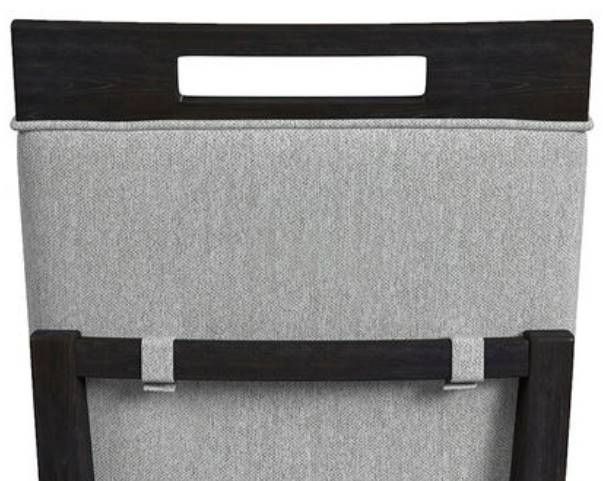 Elements International Transcend Charcoal/Light Gray Dining Side Chair-2