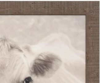 Stylecraft Mrs Cow Black/Gray/White Wall Art-1