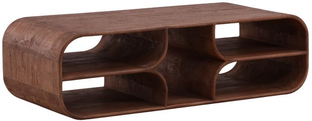 Dovetail Furniture Gaetan Medium Brown Coffee Table-0