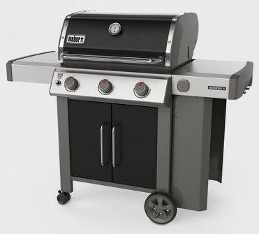 Weber® Genesis® II E-315 Series Black Free Standing Gas Grill-1