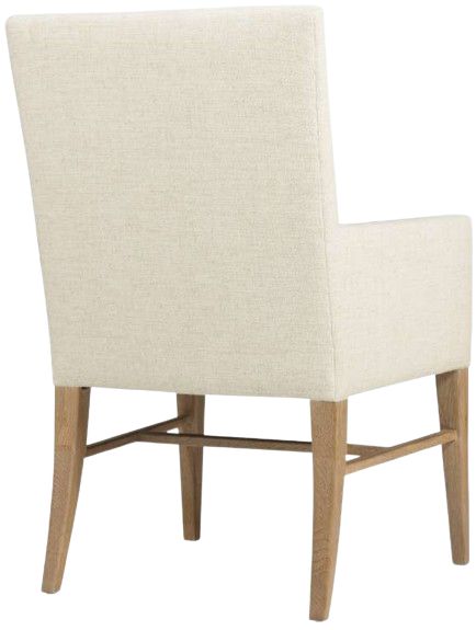 Hooker® Furniture Driftwood Light Wood/Lovegood Bisque Upholstered Dining Arm Chair-3
