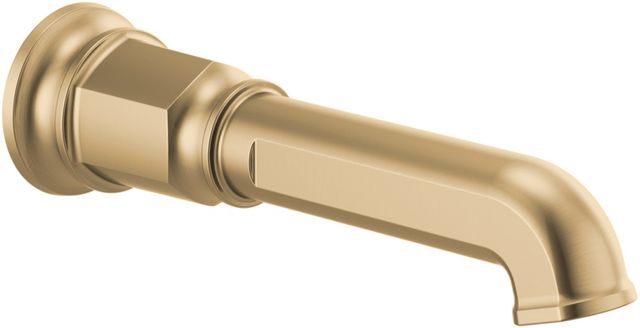 Brizo Invari® Brilliance® Luxe Gold® Non-Diverter Tub Spout-0