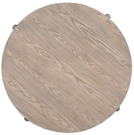 Furniture of America® Roros Natural Round Cocktail Table-3