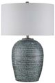 Currey & Company Agatha Reactive Black/White Table Lamp-0