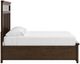 Signature Design by Ashley® Taffenbrook Medium Brown King Storage Panel Bed-2