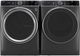 GE® Profile™ Carbon Graphite Front Load Washer and Electric Dryer Laundry Pair-0