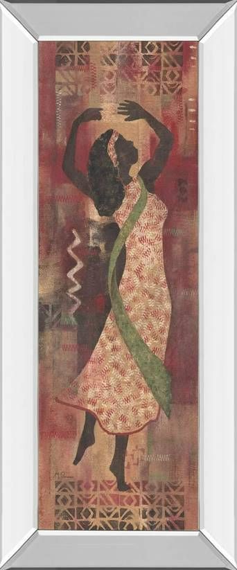 Classy Art Graceful Reflection I by Martha Donovan Mirror Framed Wall Art-0