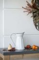 A & B Home White Classic Vintage Metal Planter-5