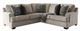 Signature Design by Ashley® Bovarian 2-Piece Stone Sectional with Ottoman-1