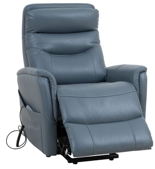 Parker House® Gemini Softy Azure Power Lift Recliner with Articulating Headrest-2