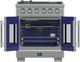FORNO® Capriasca 30" Stainless Steel Pro Style Gas Range-1