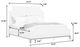 Pulaski™ Asher Park Cloud/Piano Brown California King Upholstered Panel Bed -1