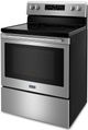 Maytag® 30" Fingerprint Resistant Stainless Steel Freestanding Electric Range with Air Fryer-2