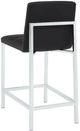 Modus Furniture Amalfi Soot/Chrome Upholstered Counter Stool-3