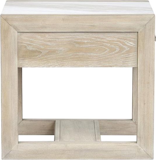 Magnussen Home® Preston Gallery Buff Rectangular End Table-3