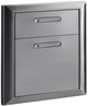 LYNX® Professional Ventana 19" Stainless Steel Double Drawer-2