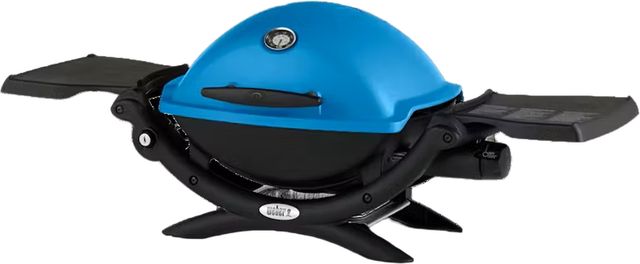 Weber® 1200™ 1-Burner Blue Portable Liquid Propane Grill-3