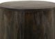 International Furniture Direct Balam Black Round Chairside Table-2