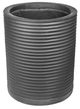 A & B Home Black 22" Cylinder Cement Planter-0